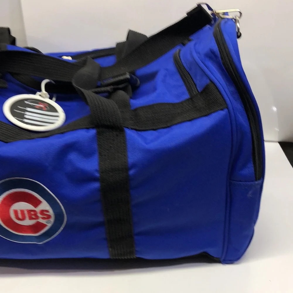 Tournamax Chicago Cubs Logo Duffle Bag Blue 22”
